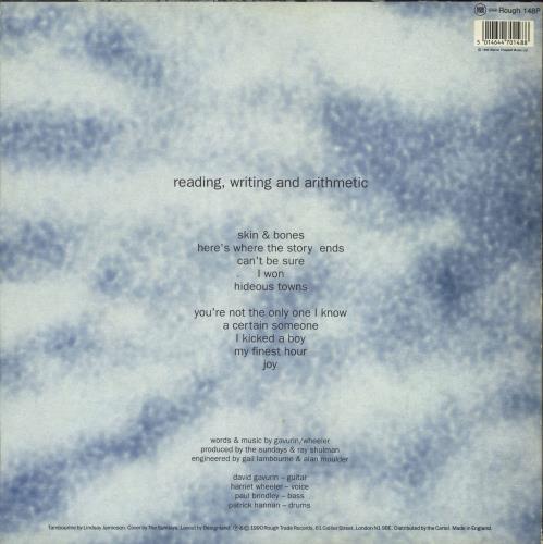 洋楽 The Sundays / Reading, Writing And . . . Amazon.com: Reading, Writing And Arithmetic: CDs & Vinyl